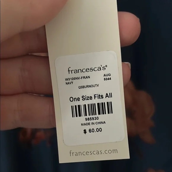 NWT Francesca’s Floral Kimono Cardigan - Picture 4 of 5